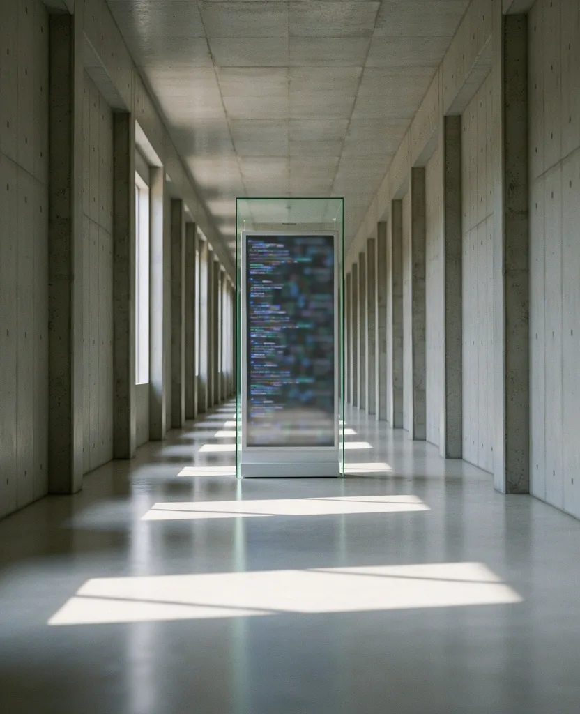 Brutalist lab architecture